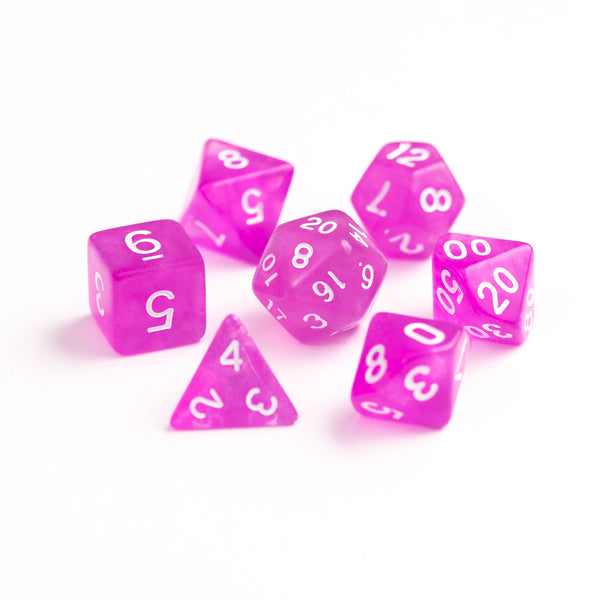 7pc RPG Set - Sakura with White