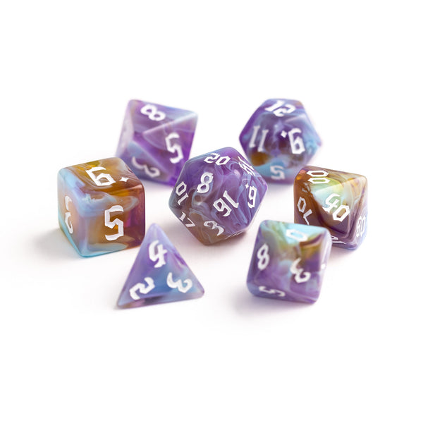 7pc RPG Set - Amethyst Sunset