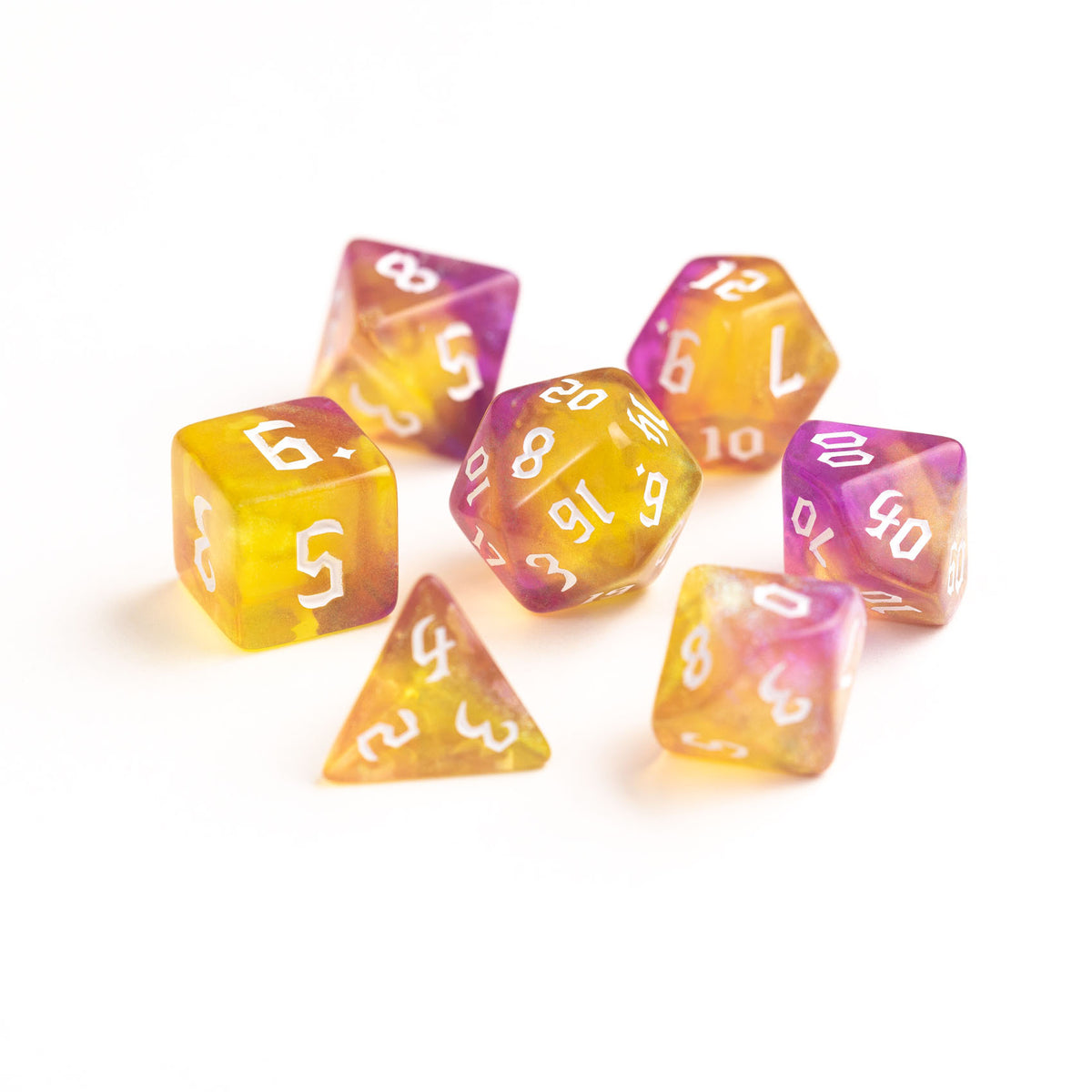 7pc RPG Set - Golden Faith