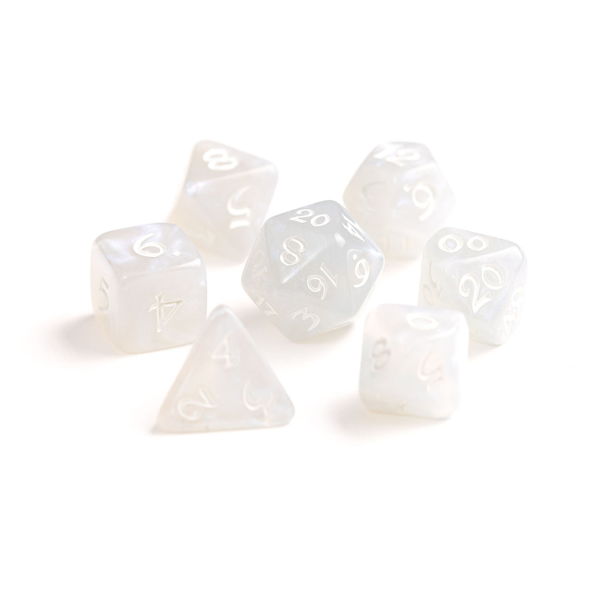 7pc RPG Set - Elessia Kybr - Peace with White