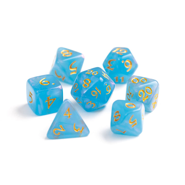 7pc RPG Set - Elessia Moonstone Rumara with Gold