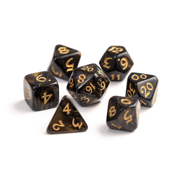 7pc RPG Set - Elessia - Wilderun with Gold