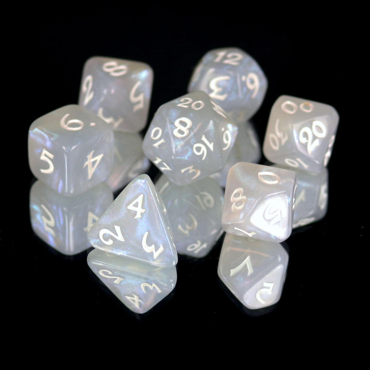 7pc RPG Set - Elessia Kybr - Peace with White