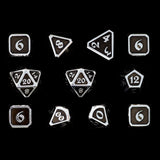 11 Piece RPG Set - Mythica Platinum Onyx by Die Hard Dice