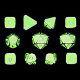 11 Piece RPG Set - AfterDark Mythica Neon Rave by Die Hard Dice