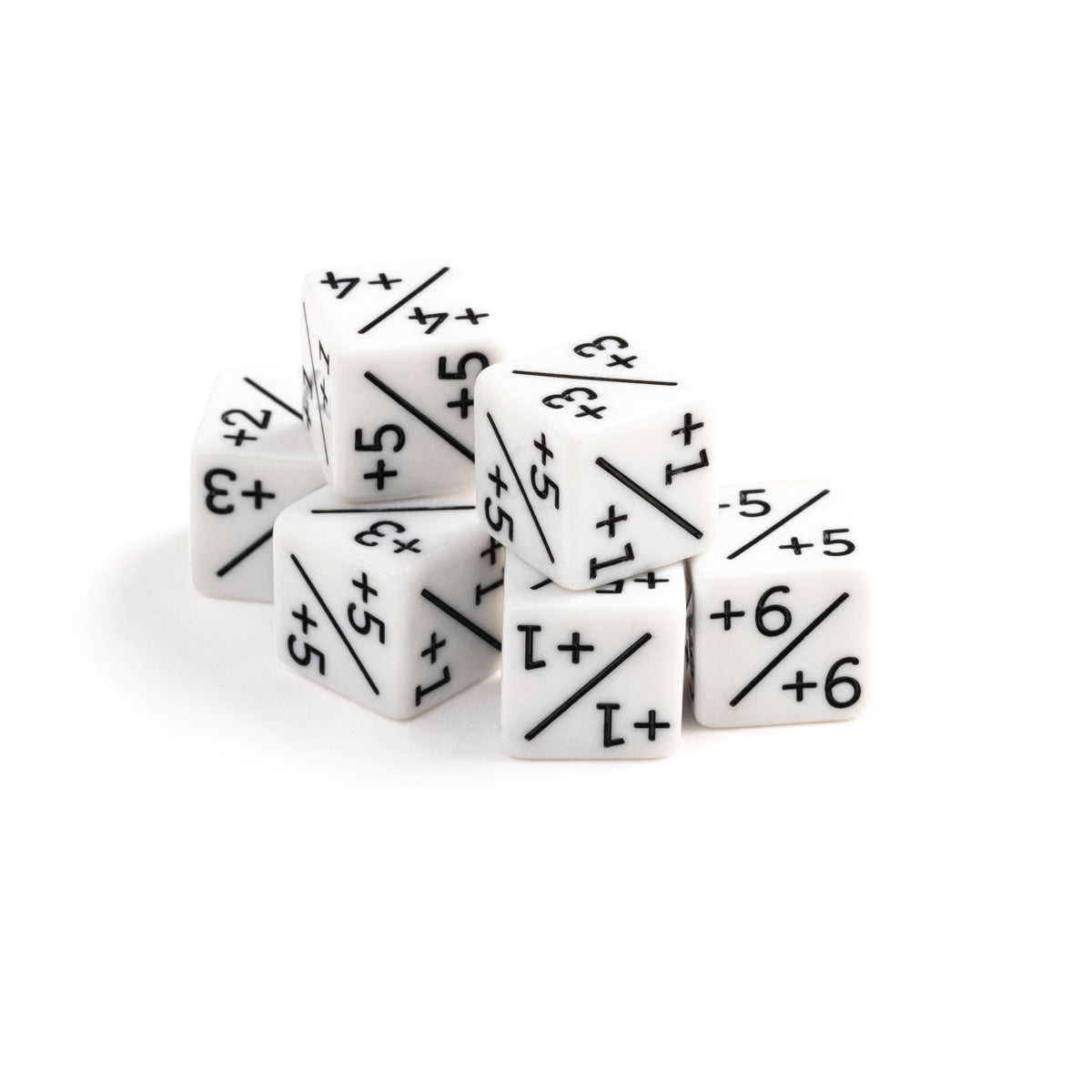 Positive 6pc Counter Set - White for MTG