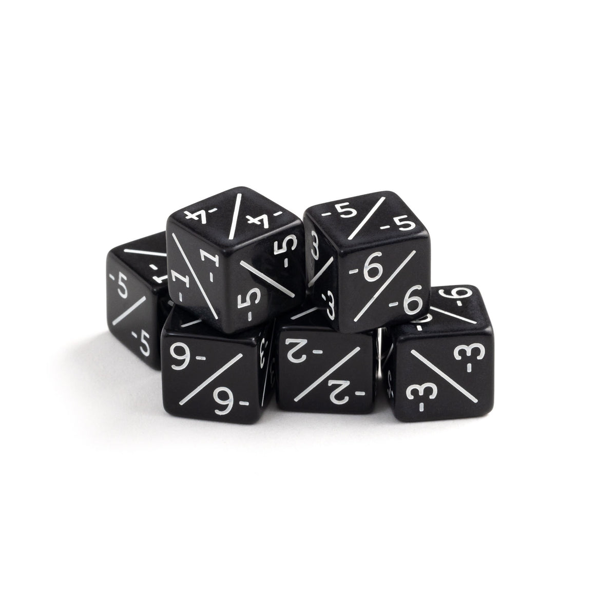 Negative 6pc Counter Set - Black for MTG