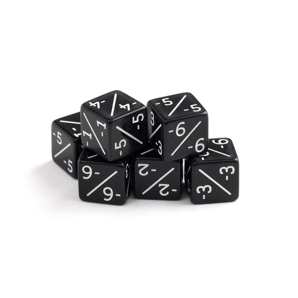 Negative 6pc Counter Set - Black for MTG