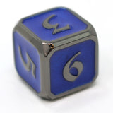 Single d6 - Mythica Sinister Sapphire by Die Hard Dice
