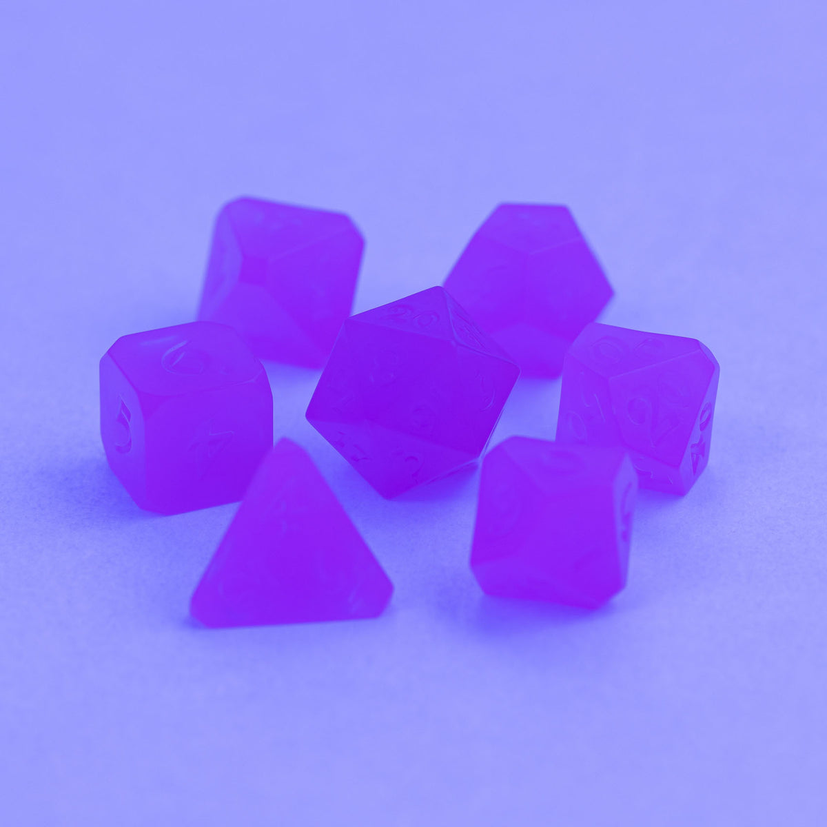 Project Dice 7pc RPG Set - AfterDark Avalore Funky Town