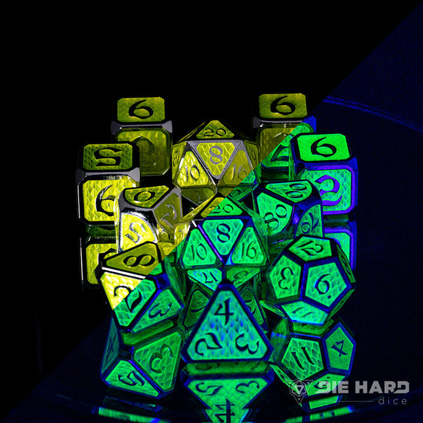 11pc RPG Set - AfterDark Drakona Phosphor