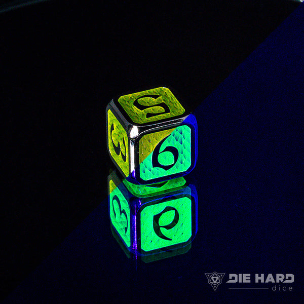 Single d6 - AfterDark Drakona Phosphor