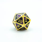Single d20 - Mythica Dark Arts Hubris by Die Hard Dice
