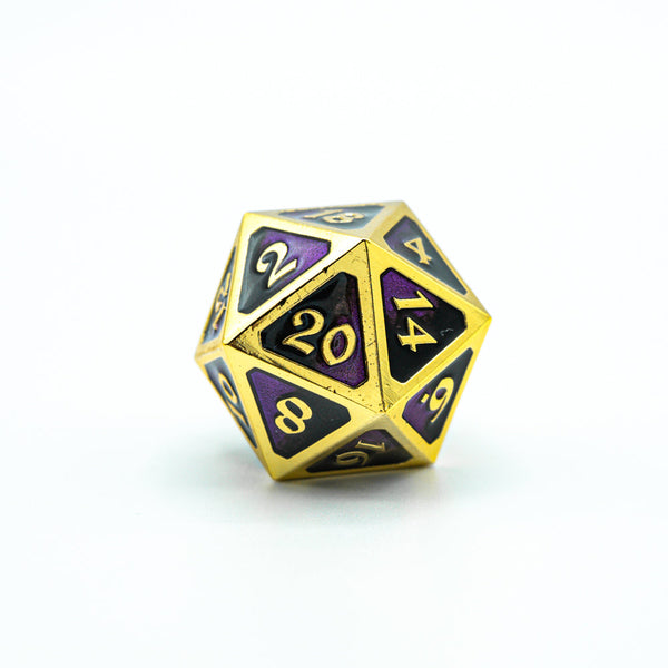 Single d20 - Mythica Dark Arts Hubris by Die Hard Dice