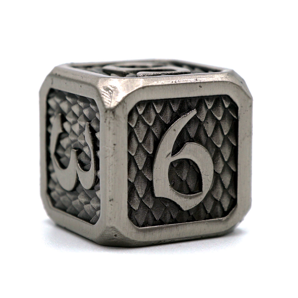Single d6 - Drakona Eldric Argentum