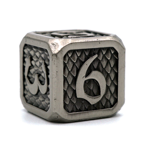 Single d6 - Drakona Eldric Argentum