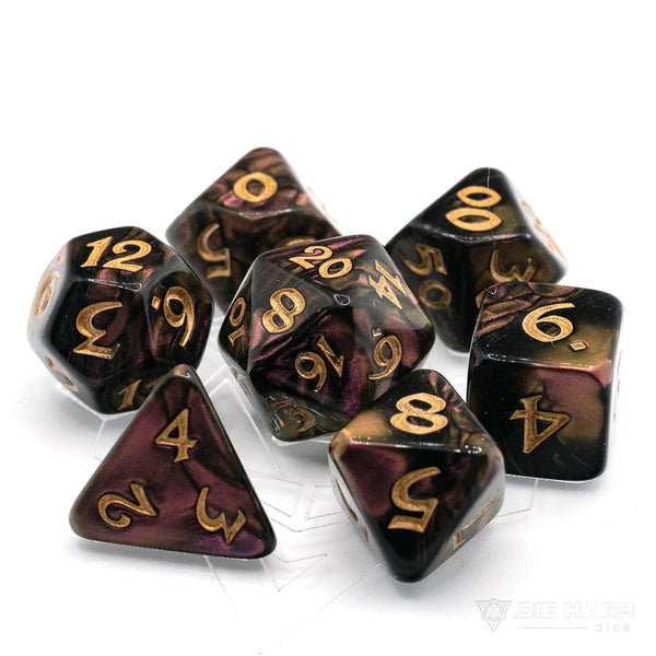 7pc RPG Set - Elessia - Dagda with Gold