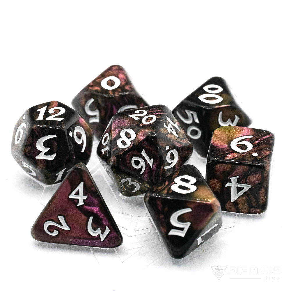 7pc RPG Set - Elessia - Dagda with White
