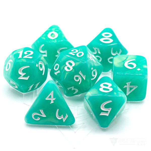 7pc RPG Set - Elessia - Shady Vale with White