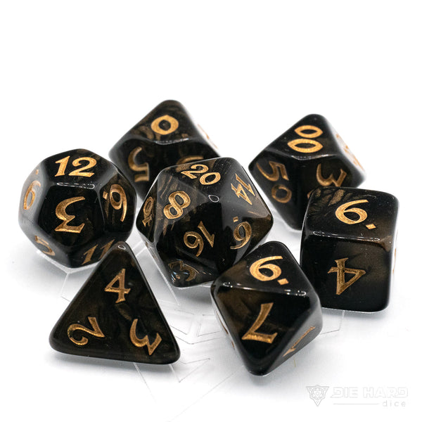 7pc RPG Set - Elessia - Wilderun with Gold