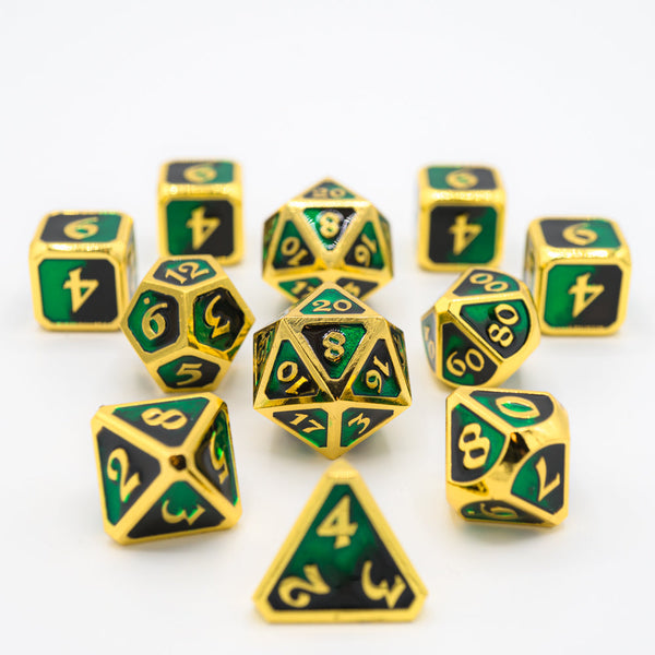 11 Piece RPG Set - Mythica Dark Arts Contagion by Die Hard Dice