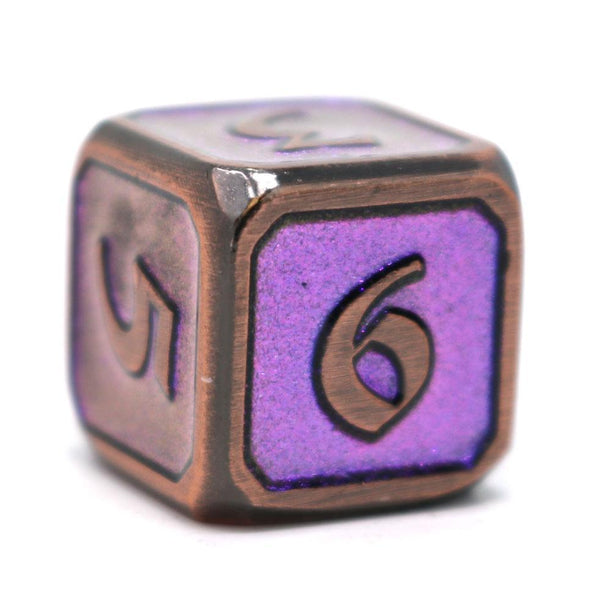 Single d6 - Mythica Dreamscape Larkspur by Die Hard Dice