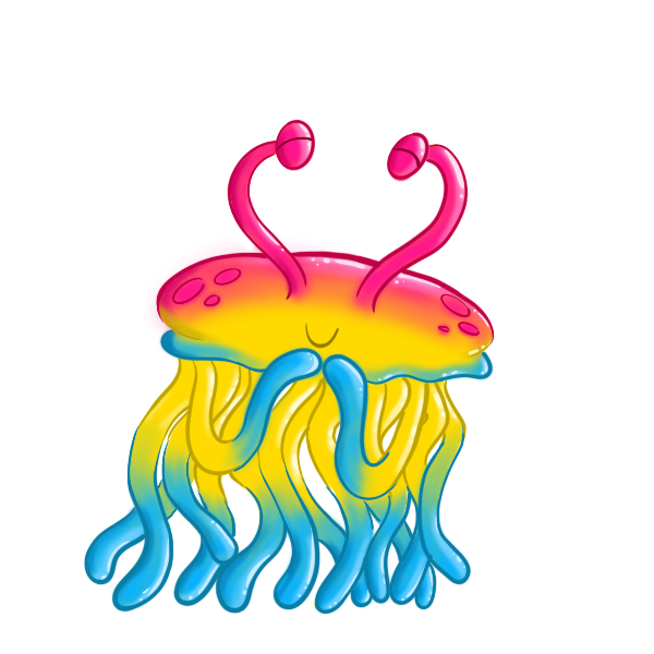Celebrate Pride Sticker - Pansexual Critter
