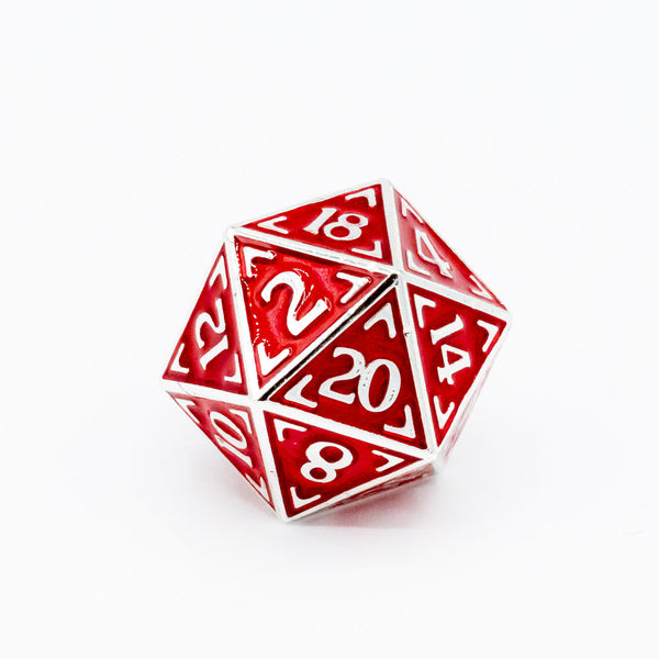 Single d20 Die - Reticle Zenith Redshirt