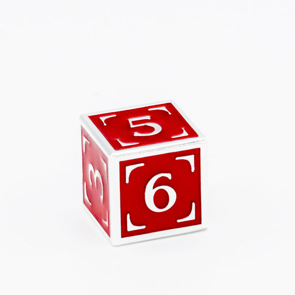 Single d6 Die - Reticle Zenith Redshirt